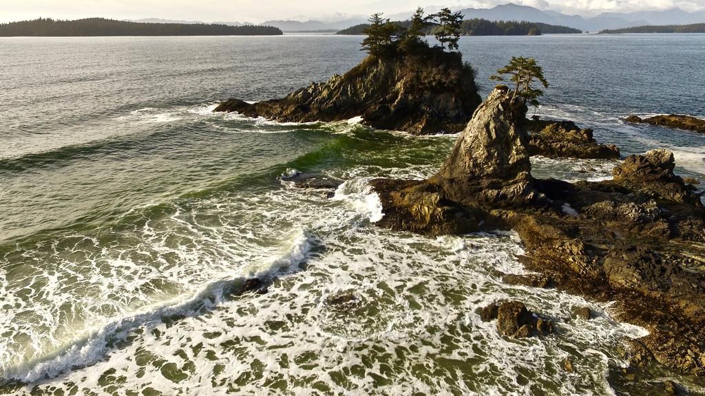 Bamfield Motel Salmon Beach Bagian luar foto